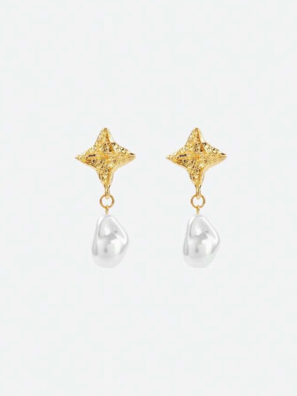 Pearl drop earrings N2049